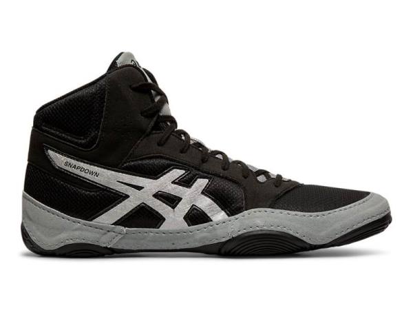 Asics Worstelschoenen Dames, SNAPDOWN Zwart/Zilver - Asics Nieuw | B8092563-TX